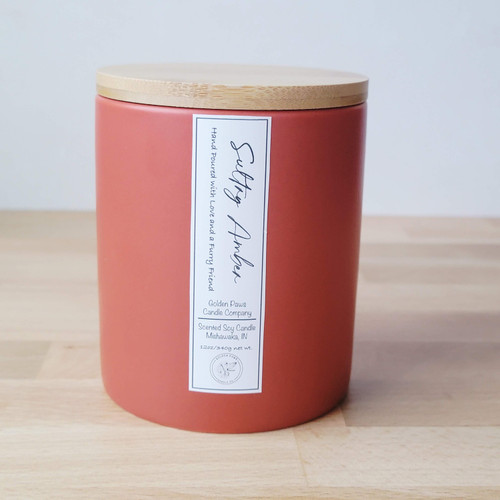 Sultry Amber Sienna Soy Candle