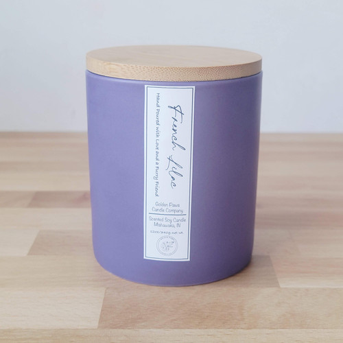 French Lilac Amethyst Soy Candle
