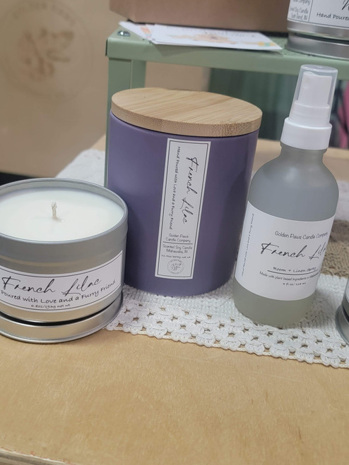 French Lilac Lavender Soy Candle