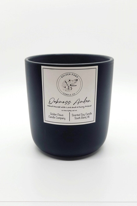 Oakmoss Amber Classic Ceramic Soy Candle