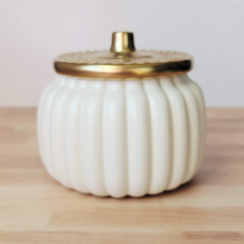 Autumn Jam Ivory Harvest Pumpkin