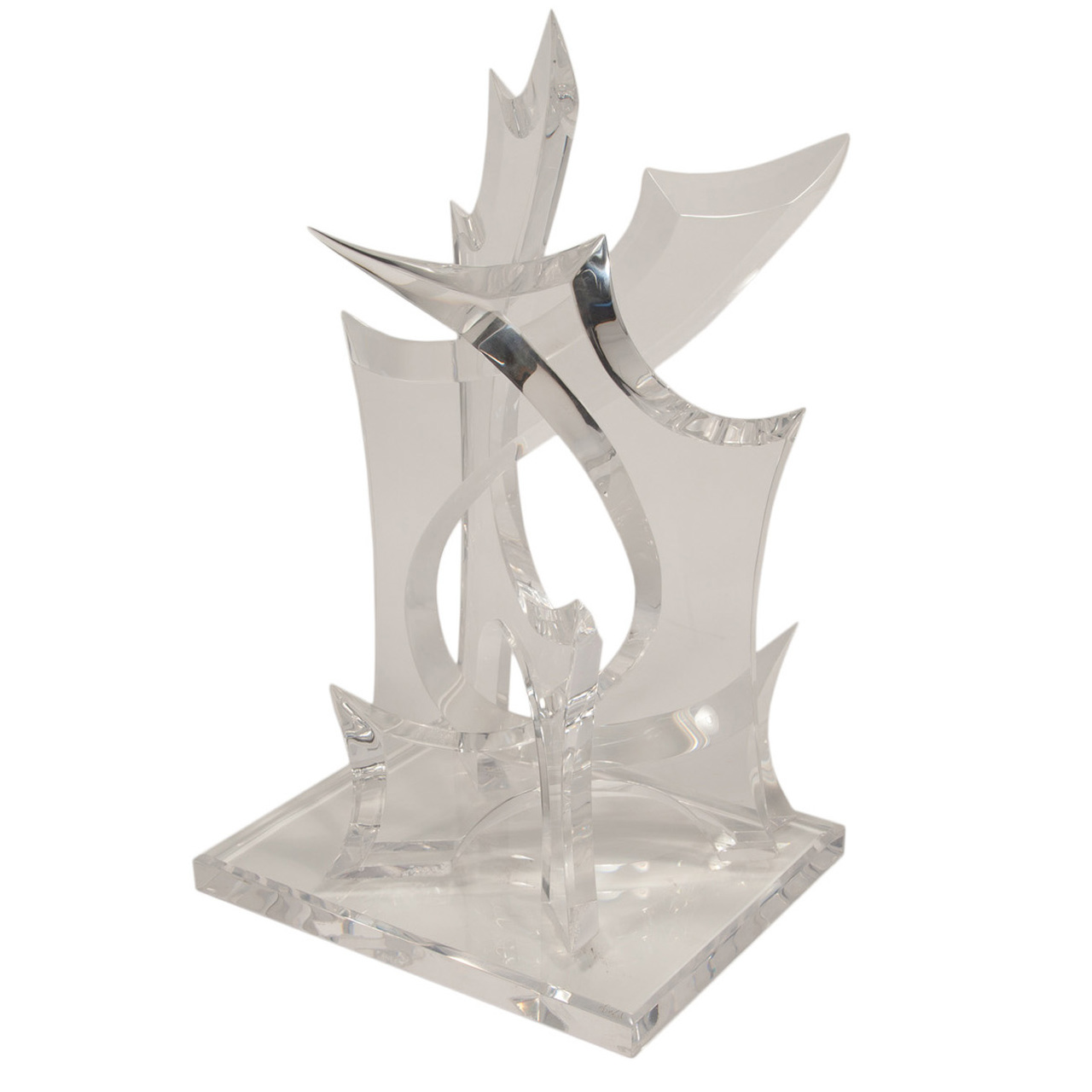 Mid-Century Lucite Sculpture by Van Teal