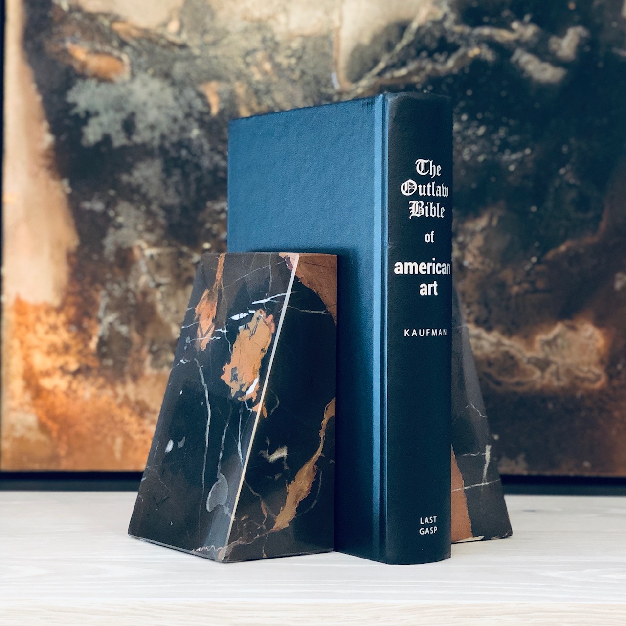 Marble Bookends