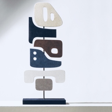 Bronze & Leather Sculpture LG 