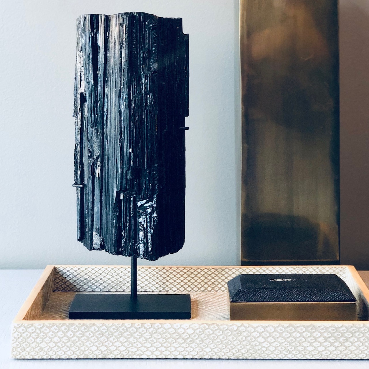 Black Tourmaline Sculpture