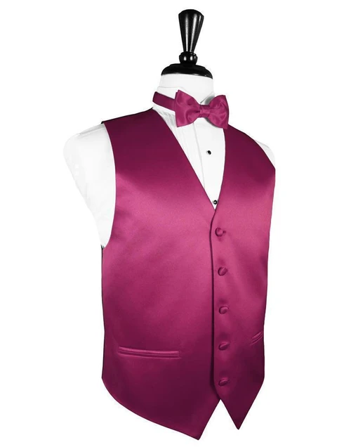 Satin Tuxedo Vest