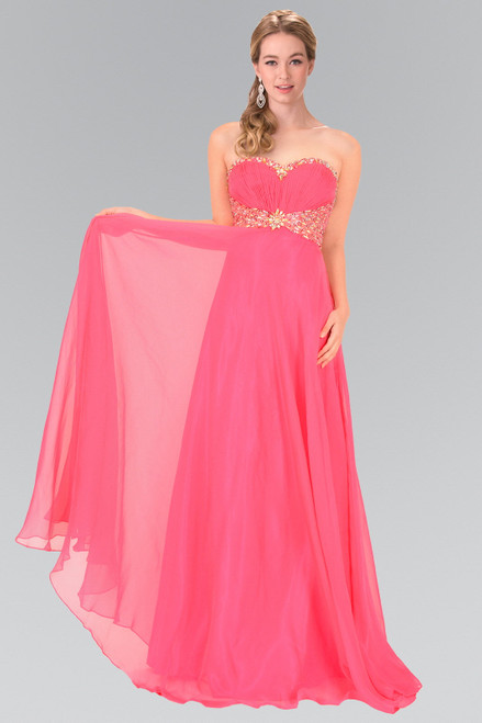 Beaded Chiffon Gown