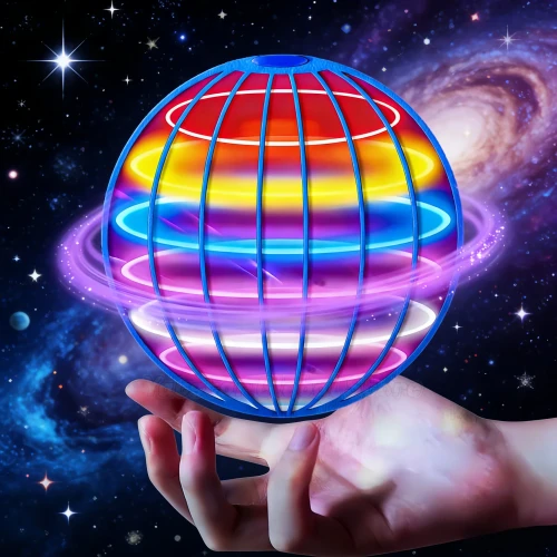 LED Flying Boomerang Ball