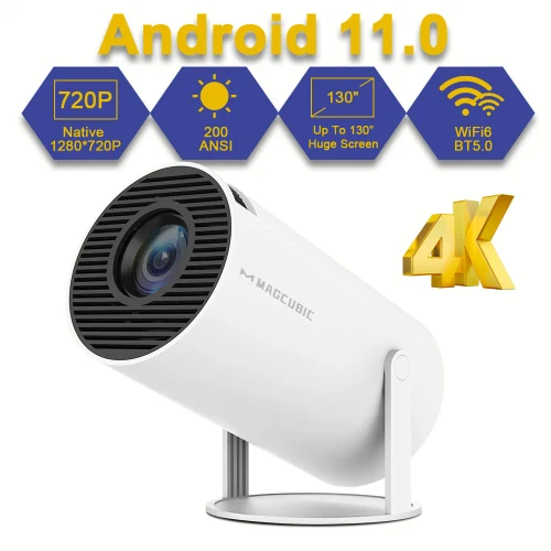 4K WiFi 6 Android 11.0 Projector