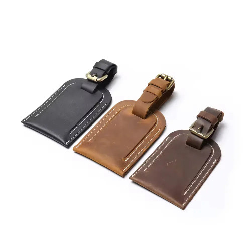 Leather Luggage Tag