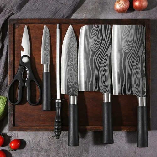 Damascus Knife Set