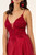 Floral Glitter Mesh Gown