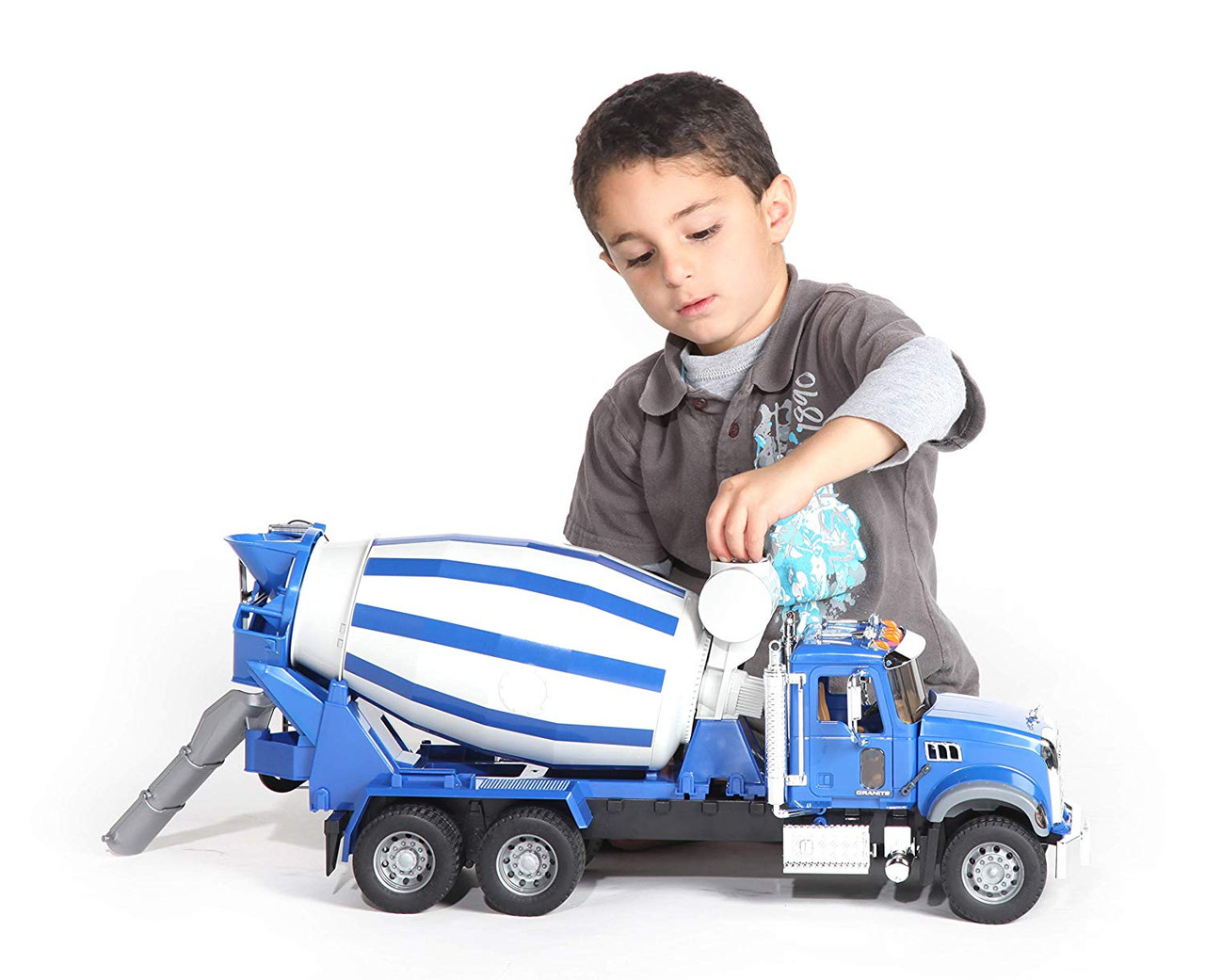bruder toys cement mixer truck