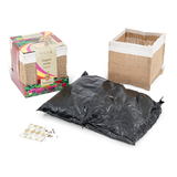 SeeddeeS Jute Bag - Zinnia Growing Kit