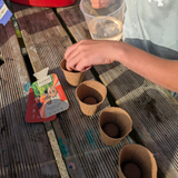 SeeddeeS Jute Drawstring - Sweet Pea Growing Kit