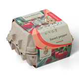 SeeddeeS Egg Carton - Sweet Pepper Growing Kit