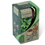 SeeddeeS Glass Vase & Cork Pot - Cress Growing Kit