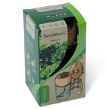 SeeddeeS Glass Vase & Cork Pot - Parsley Growing Kit