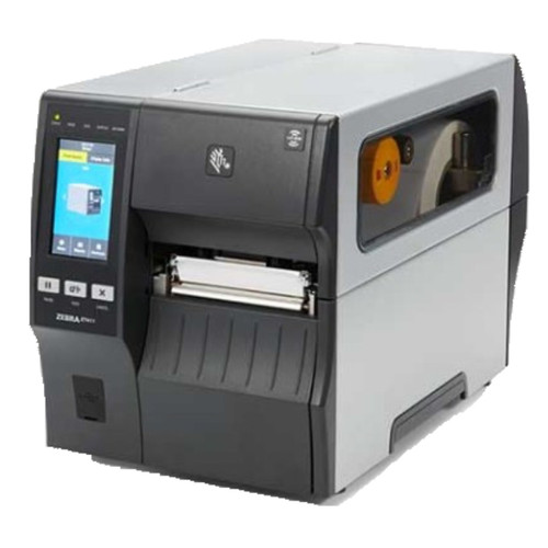 Zebra ZT410 RFID Barcode Label Printer -Side view. Barcodes.com.au