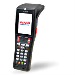 Denso BHT-800 Barcode Handy Terminal -Side view- from Barcodes.com.au