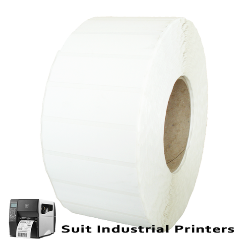 75mm X 23mm Thermal Transfer Labels 76mm Core/ 5000 Labels Per Roll/ 20,000 Labels Per Box