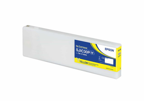 Epson Yellow ink cartridge for TM-C7500G (C33S020638)- Barcodes.com.au