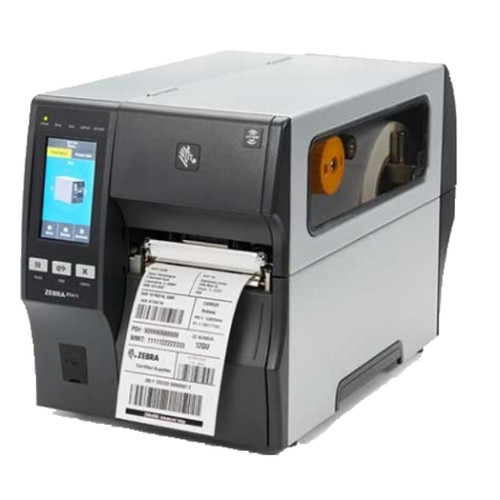 Zebra ZT411 Rugged Barcode Label Printer -Side view. Barcodes.com.au