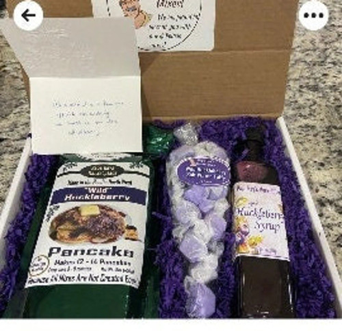 Papa's Huckleberry Pancake and Syrup Gift Box (Tea option)