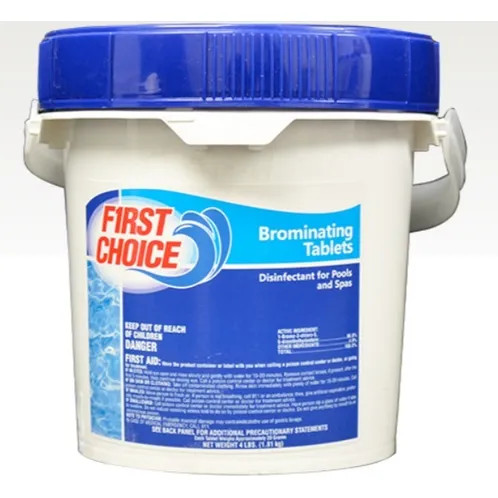First Choice Bromine Tablets, 25 lb Pail F038025025FC
