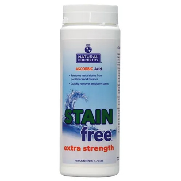 Natural Chemistry Stain Free Extra Strength, 1.75 lb - Advanced Stain Removal - Extra Strength Formula - Versatile Application - Crystal Clear Results - Simple and Effective Pool Care