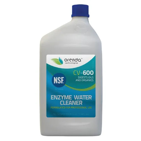 Orenda CV-600 Enzyme Water Cleaner, 1 Quart Bottle - Enzymatic Cleaning - Enhanced Water Clarity - Prevents Scum Lines - Easy to Use - Trusted Pool Care Brand