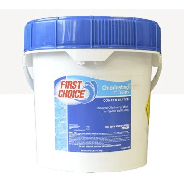First Choice 1" Chlorine Tablets, 1.75 lb Bottle
