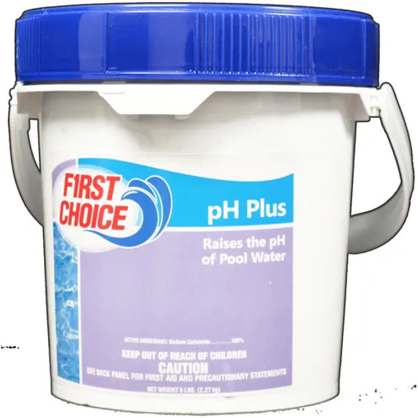 First Choice pH Plus - Soda Ash, 5 lb Pail