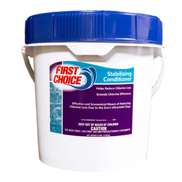 First Choice Chlorine Stabilizing Conditioner, 9 lb Pail
