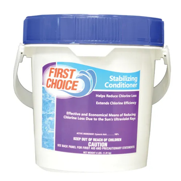 First Choice Chlorine Stabilizing Conditioner, 4 lb Pail