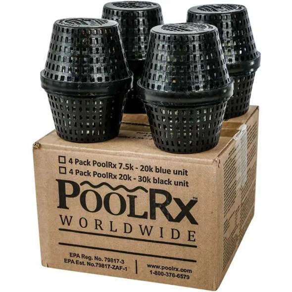 Pool Rx PoolRx Black Unit, 4 Pack, 20K-30K Gallons