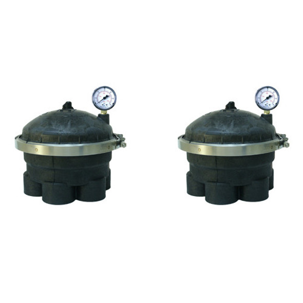 Paramount Water Valves 9 Port Water Valve 2" - Black