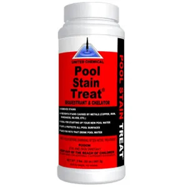 United Chemical Stain Treat - 2lb - Targeted Stain Removal - Versatile Use - Enhanced Water Clarity - Easy Application - Trusted Brand in Pool Care United Chemical Stain Treat - 2lb - Targeted Stain Removal - Versatile Use - Enhanced Water Clarity - Easy Application - Trusted Brand in Pool Care