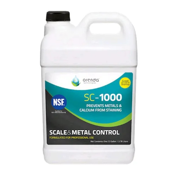Orenda SC-1000 Scale Control & Metal Chelant, 1 Gallon Bottle - Scale Prevention - Metal Stain Protection - Crystal Clear Water - Easy to Use - Trusted Brand in Pool Care