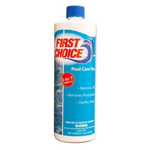 First Choice Pool Care Plus, 1 Quart Bottle