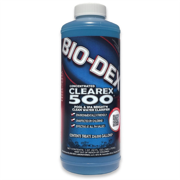 Bio-Dex Clearex Clarifier #500, 1 Quart Bottle