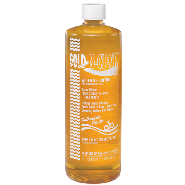 Applied Bio Gold-N-Clear Clarifier, 1 Quart Bottle