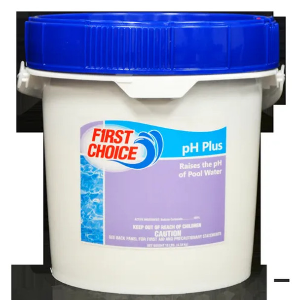 First Choice pH Plus - Soda Ash, 10 lb Pail