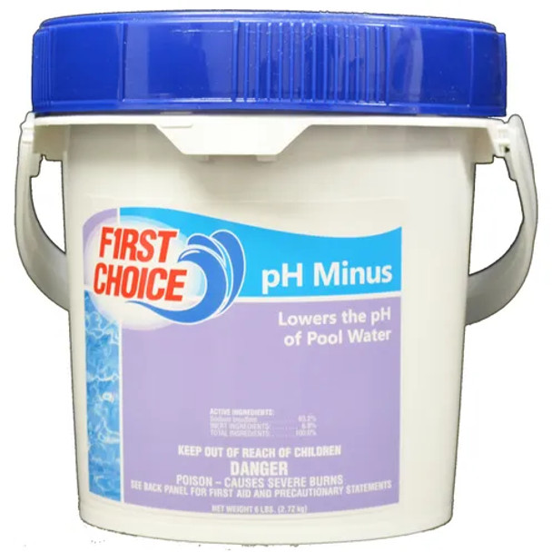 First Choice pH Minus - Dry Acid, 6 lb Pail