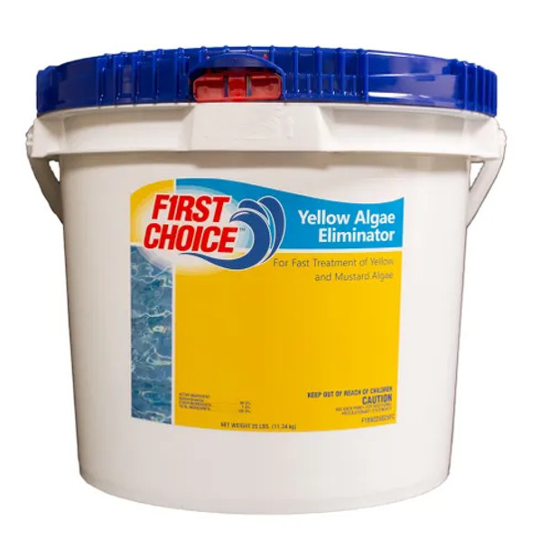 First Choice Yellow Algae Eliminator, Sodium Bromide, 25 lb Pail