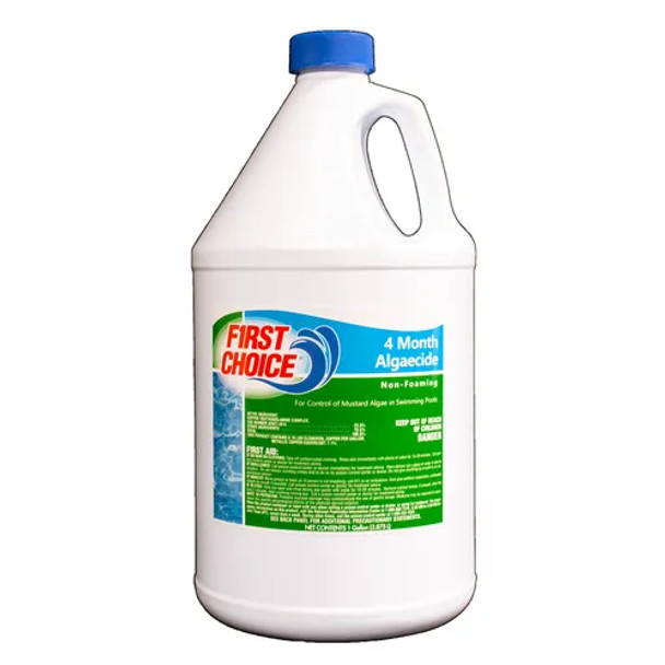 First Choice 4-Month Copper Algaecide, 1 Gallon Bottle