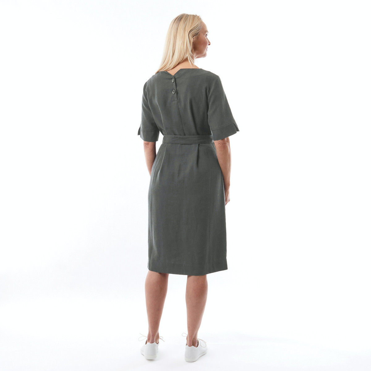 Women's Brisa Linen Dress | Carbon | Rohan - Rohan