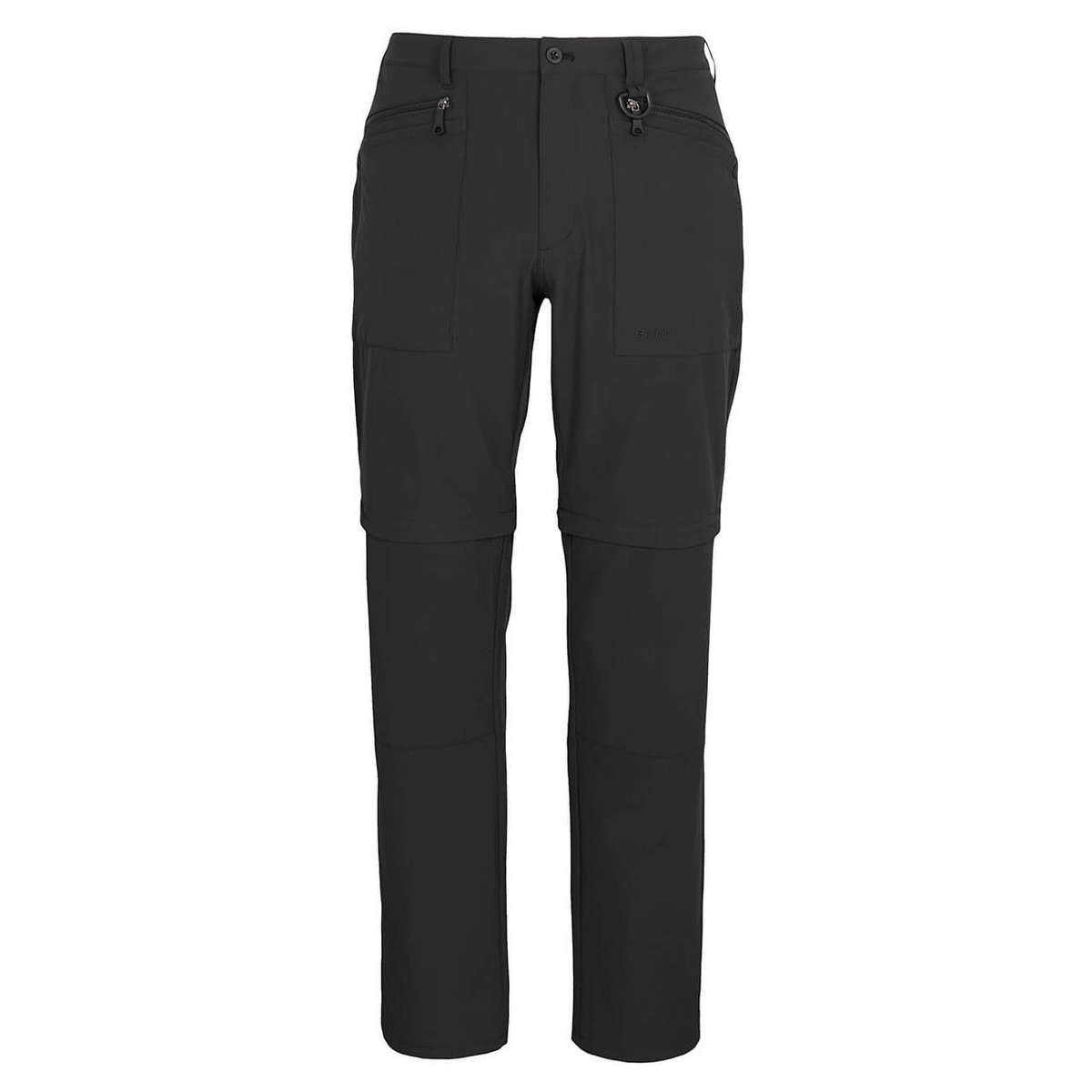 Men's Stretch Bags Zip-Off Trousers | Black | Rohan - Rohan