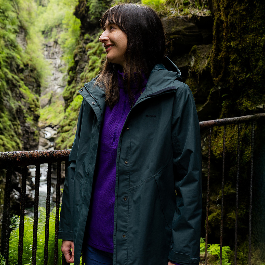 Veste Femme Rohan Barricade Imperméable - Taille M Kaki, Capuche, Légère - Occasion Parfait état