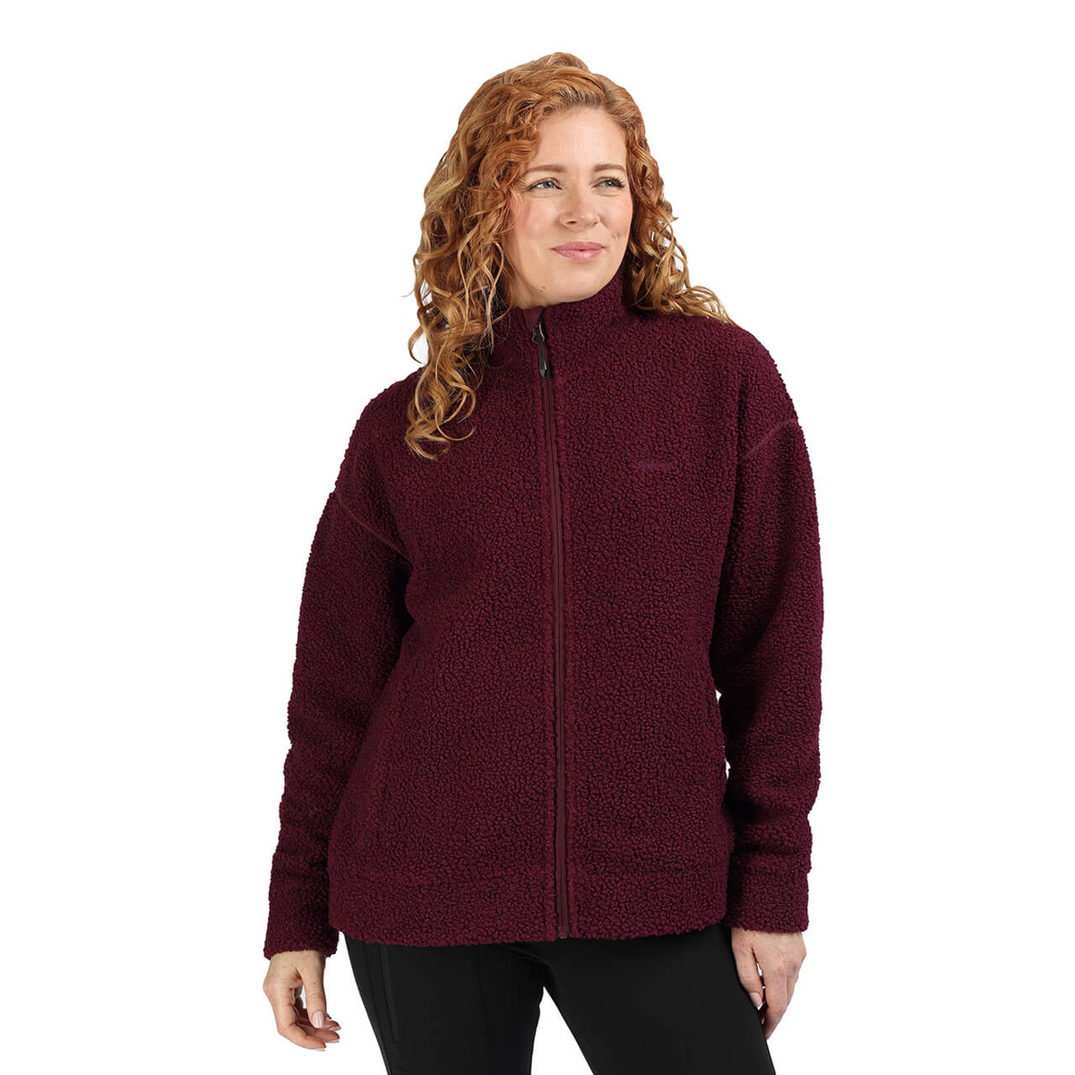 Women's Aurora Borg Fleece Jacket | Cayenne Purple | Rohan - Rohan